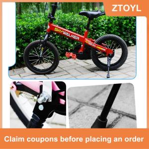 【ZTOYL】 Trẻ Em Xe Đạp Chân Đế Cho 12 14 16 18 Inch Bánh Xe Xe Đạp Bên Đá Đứng Phía Sau Núi Cao Cấp Thép Xe Đạp Hỗ Trợ Kệ