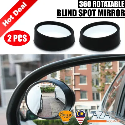 Car Blind Spot Mirror Side Mirror Rear View Mirror Parking Mirror 360 Degree Adjustable Rotatable Blind Spot Mirror Car Accessories Persona New Saga New VVT Saga BLM FLX Wira Waja Iswara Myvi Viva Axia Bezza Alza Kancil Kelisa