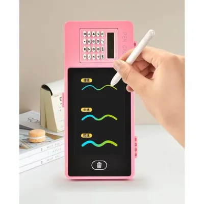 Kotak Pensil Anak Premium Waterproof dengan Desain 3D - Motif Starship/Unicorn/Dinosaurus