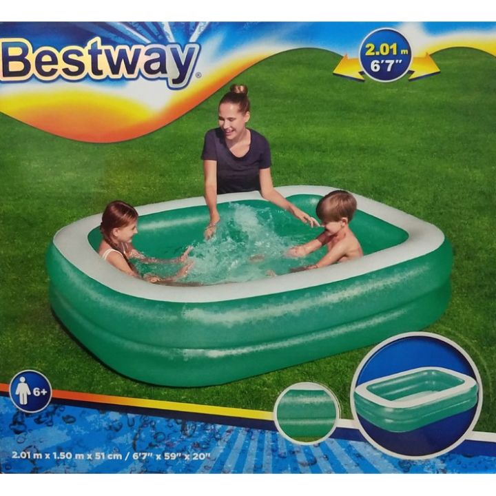 Inflatable Pool Kiddie Pool Bestway Swimming Pool Rectangle 54005 Lazada  PH - Main Image