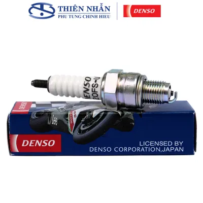 Bugi Denso xe Dream Wave Future 1 Axelo Sirius Jupiter Mio Hayate Atila Nouvo 1/2 Taurus Gravita (U20FS-U) (chân ngắn)