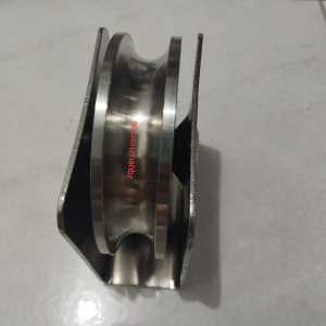 PER BIJI RODA PAGAR 10CM U atau V STAINLESS STEEL 10 CM 100MM 100 MM