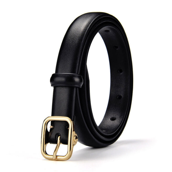 Belt for Women Fashion All -Matching Casual Jeans Belt Ladies New Genuine  Leather Buckle Belt Korean Style Student Cowhide Pants Belt Waistband