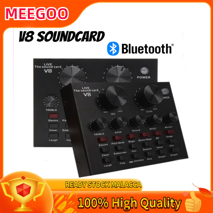 V8 Sound Card with Bluetooth V8 Interface External Usb Bluetooth Sound