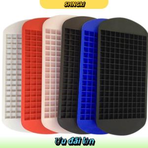 SHNGki Khay làm đá 160 ô khuôn làm đá trái cây bằng silicon kích thước 1x1 cm viên đá nhỏ