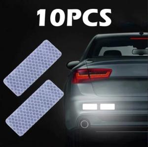 17KM Reflective Sticker Strip 20PCS Bright Luminous Safety Warning for Cars Night Electric Vehicle