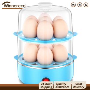 【Winnereco】 เครื่องต้มไข่ไฟฟ้าขนาดกะทัดรัดพร้อมระบบตัดไฟอัตโนมัติและความจุสูง เหมาะสำหรับครอบครัวในบ้าน