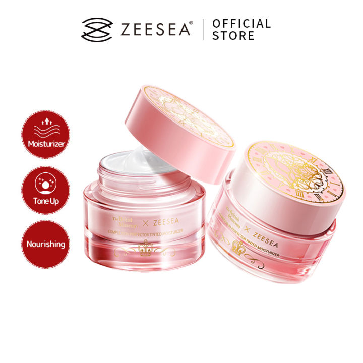 ZEESEA Moisturizer Face Tone-Up Moisture Toning Cream Primer Concealer ...