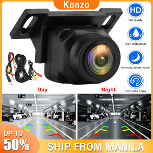 Car Rear View Reverse Camera High Definition AHD 170°Wide Angle Waterproof Camera NTSC AHD/CVBS TV System Front/Rear View Camera Car Reverse Camera HD Camera