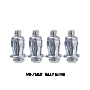 40PCS M4 M5 M6 M8 Metal Petal Rivet Nut with Screw Car License Plate Fixing Screw Jack Base Clip Fixing Plate Bolt Car Repair Tools Accessories