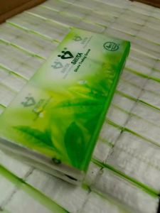 Green Tea Pocket Size Tissue < S-0022 >Shuta ( AZ-AZ )
