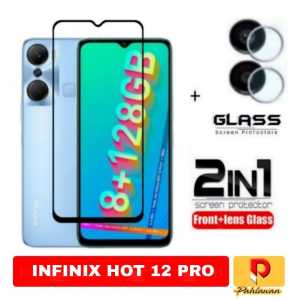 PROMO PAKET 2 IN 1 Tempered Glass INFINIX GT 10 PRO 5G / INFINIX HOT 12 PRO Anti Gores Kaca Screen Protector