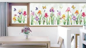 Tree Branch Double Sided Hummingbird & Bird Window Clings - Anti-Collision Glass Stickers