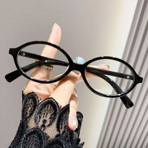 LYMEDIA Blue Ray Blocking Anti-Blue Light Glasses Ultralight Eye Protection Round Eyeglasses Comfortable Y2K Frame Eyewear Men Women