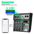 Profesional Audio Mixer KP4  Sound System  4 Channel With Bluetooth DJ Audio Sound Mixer / BlessS. 
