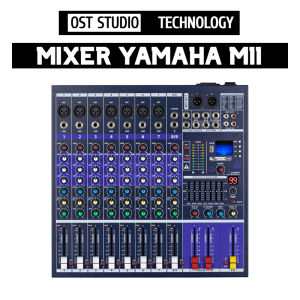 Mixer M11 Yamaha Thiết Kế Cực Đẹp. Bàn Trộn Âm Thanh Mixer M11 Thiết Kế 7 Cổng Mic. Tặng Kèm 2 Jack 6 Ly