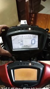 Phim phân cực giúp phục hồi màn hình Exciter 2019 bị ố mờ không rõ chữ