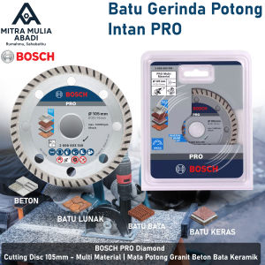 BOSCH PRO Diamond Cutting Disc 105mm - Multi Material | Mata Potong Granit Beton Bata Keramik