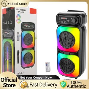Bluetooth Portable Karaoke Machine with Microphone for Party Outdoor Travel and Camping