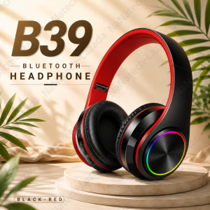 NANATECH B39 400mAh Foldable RGB Wireless Headphones HiFi Audio Comfortable Ear Pads Gaming & Music