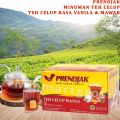 Prendjak / Minuman Teh Celup / Kantong Teh Hitam Rasa Vanilla & Mawar / 100gr. 