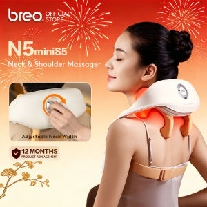 🔥Breo N5mini S5 Electric Heated Neck and Shoulder Massager Easy and Comfortable to Wear Automatic massage System