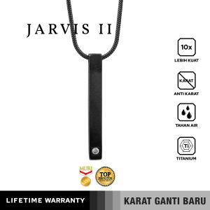 Emrys Liontin Set JARVIS GEN II Real Titanium Anti Karat Kalung Titanium Pria Wanita