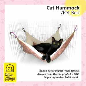 Tempat Tidur Kucing / CAT HAMMOCK / PET BED / CAT BED [SKU: HM-01]