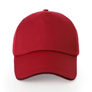 Embroidery label Baseball Cap for Women Men Red Cotton Hats Outdoor Fashion Cool Vintage Top Hat Peaked Caps