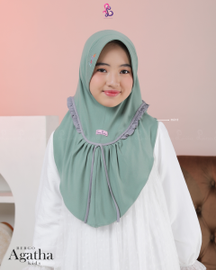 Hijab Instan Anak Jilbab Bergo Couple Agatha Kids Linalivia