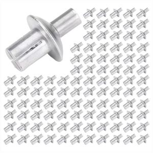 RBRY 10/20/50/100Pcs Fasteners Hardware Tapping Expansion Screws Fixing Tool Head Percussion Expansion Rivets  Aluminum Core Expansion Nails