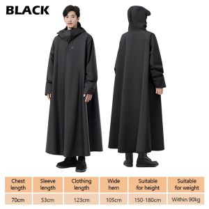 MISN Thickened Motorcycle RainCoat Waterproof For Men Women Lengthened Durable Poncho Riding Raincoat