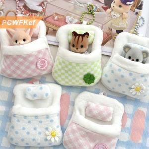 【PCWFKef】 New Dễ Thương Sang Trọng Phim Hoạt Hình Động Vật Búp Bê Bốn Lá Cỏ Ba Lá Chăn Búp Bê Mini Búp Bê Túi Ngủ Búp Bê Chăn Nhỏ