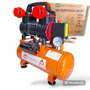 Mollar Kompresor Oil Less Silent 1 HP 10 Liter Oilless 750 Watt 1510BP-R