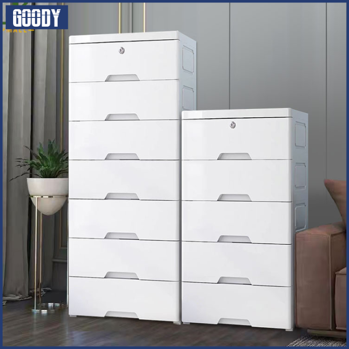 Goody Plastic drawer with lock No smell no mold durabox