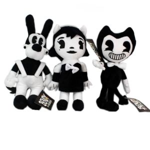 3pcs/lot 30cm Bendy Plush Toy Doll Boris Girl Alice Dog Game Series Soft Stuffed Animal Toys Christmas Kids Children Gifts
