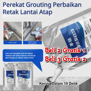 🔥[Cepat Kering Dalam 10 Detik] Lem Dempul Perbaikan Retakan Atap Dan Lantai 500g Jangan Khawatir Tentang Musim Hujan Bahan Tahan Air