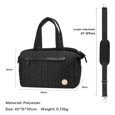 Multi-Pockets Baby Diaper Tote Bag Large Capacity Multifunctional Nappy Shoulder Bag Maternity Bag Travel Diaper Bag