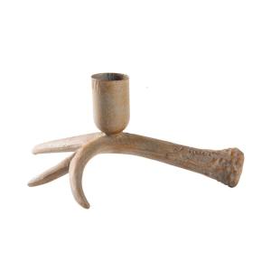 Resins Deer Antler Shape Holder Elegant Pillar Candlestick for Wedding Christmas Table Centerpieces Stand