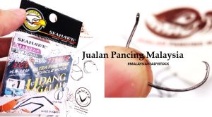 SEAHAWK NEW TYPE 775-UFC ULTRA FINE WIRE PRAWN SEPIT BIRU Mata Kail Udang Galah HOOK