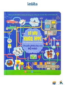 Tớ Yêu Khoa Học - Chuyến Phiêu Lưu Của Bộ Não - Sách Tương Tác Lật Mở Kéo Đẩy Và Dựng Hình 3D (Đinh Tị)