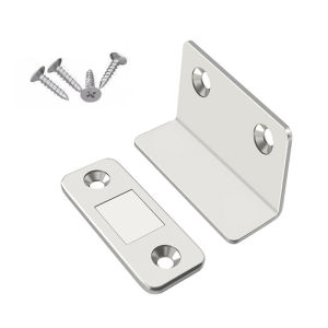 5Pcs L-Shaped Magnetic Closers Humidity Resistant Self Aligning Door Holders For Wardrobes
