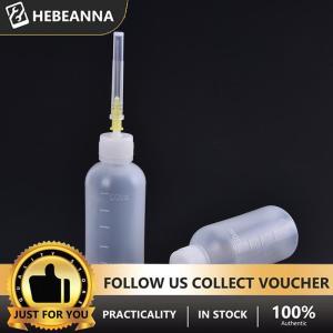 hebeanna 50ml Polyethylene Needle Dispenser Dispensing Bottle for Rosin Solder Flux Paste