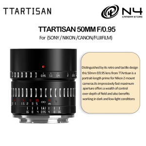 TTartisan 50mm f0.95 APS-C MF Large Aperture Lens For Mirrorless Cameras SONY/NIKON/FUJIFILM/CANON