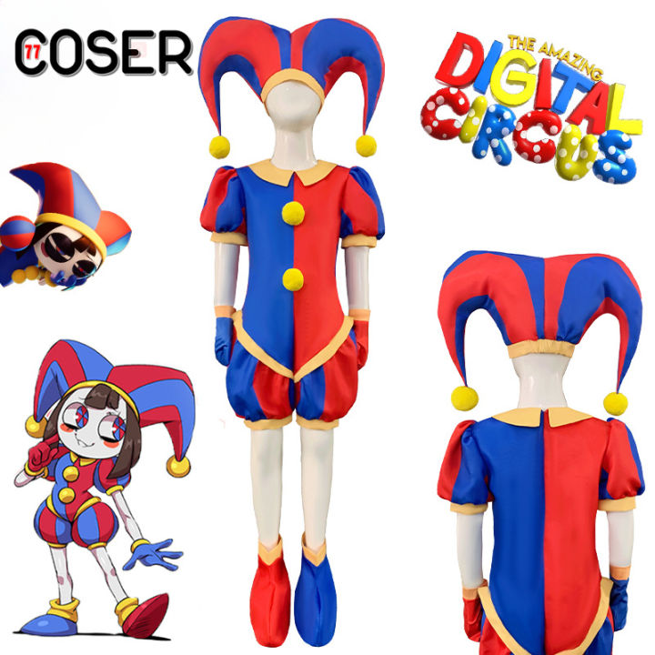 【COSER 77】The Amazing Digital Circus Pilot Cusotme Pomni Cosplay Magic ...