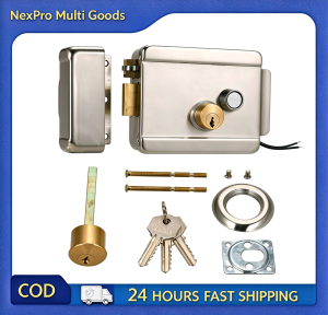 electric rim lock gate electric lock access control door lock anti theft electronic lock warehouse door lock