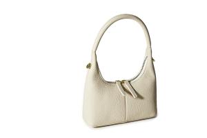 Leather womens bag 2023 Spring collection niche design handbag elegant style small bag versatile crescent-shaped womens bag