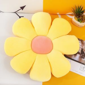 Đệm Tựa Lưng Ghế Văn Phòng Sofa Ngồi Bệt Thiết Kế Hình Bông Hoa Mềm Mại Xinh Xắn