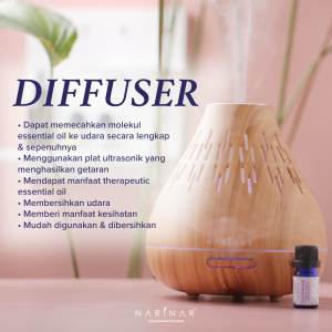 NARINAR Nanion Ultrasonic Aroma Diffuser Nanion MAX Light Wood / Nanion MAX Dark Wood / Nanion White Marble
