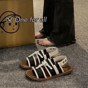 One for all พร้อมส่งจากไทย NEW TX472 รองเท้าแตะรัดส้น ญี่ปุ่น หนังPU ทอพื้นลำลองสำหรับผู้หญิง